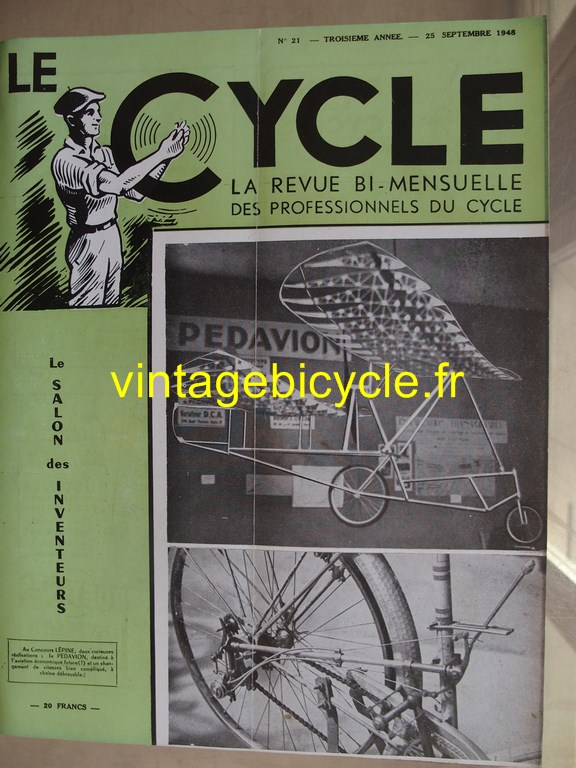 Vintage bicycle le cycle 56 copier