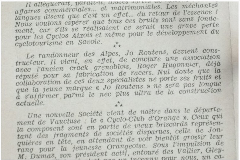 1946 15 janvier cyclo magazine 199