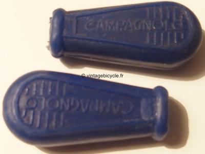 CAMPAGNOLO blue rubber covers shifter, quick release skewer NOS