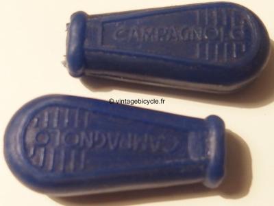 CAMPAGNOLO blue rubber covers shifter, quick release skewer NOS