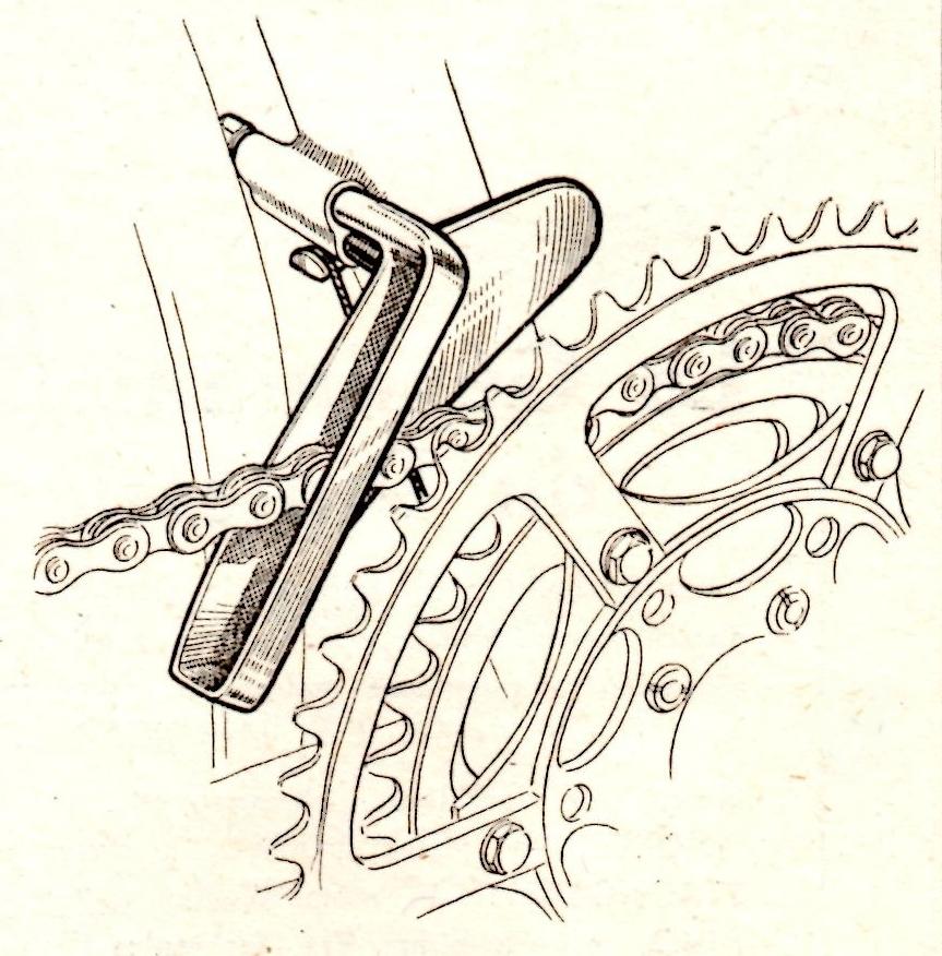 Derailleur jo routens 1958 le cycle croquis de daniel rebour