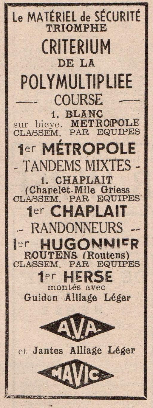 Le cycle n 13 avril 1947 jo routens 05 02