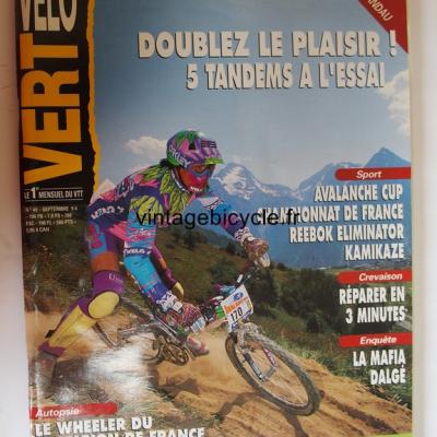 VELO VERT 1994 - 09 - N°49 septembre 1994