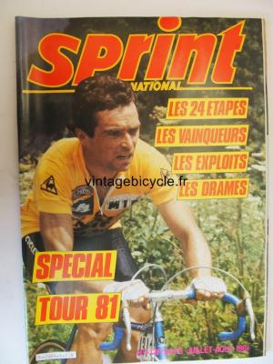 SPRINT INTERNATIONAL 1981 - 07 - N°05 juillet / aout 1981