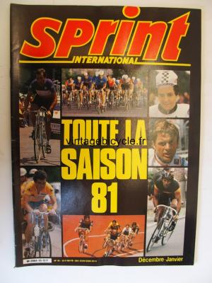 SPRINT INTERNATIONAL 1981 - 12 - N°10 decembre / janvier 1981