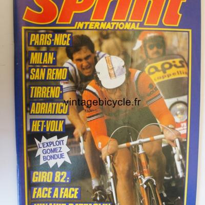 SPRINT INTERNATIONAL 1982 - 04 - N°14 avril 1982