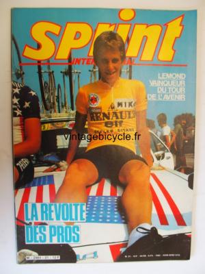 SPRINT INTERNATIONAL 1982 - 10 - N°21 octobre 1982