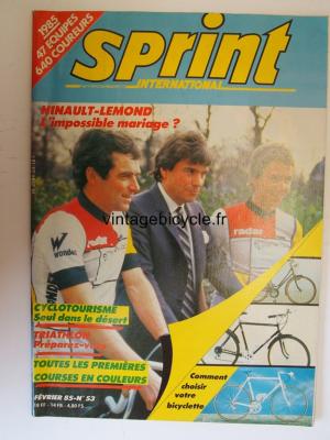 SPRINT INTERNATIONAL 1985 - 02 - N°53 fevrier 1985
