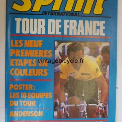 SPRINT INTERNATIONAL 1985 - 07 - N°58 juillet 1985