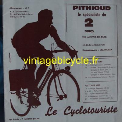 SPORT et TOURISME 1965 - 08 - N°220 aout / septembre 1965