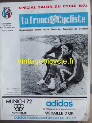 LA FRANCE CYCLISTE 1972 - 10 - N°1306 octobre 1972