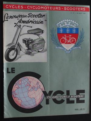 LE CYCLE 1954 - 08 - N°19 Aout 1954