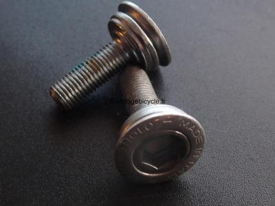 CAMPAGNOLO Crank Bolts fits Square Taper bottom bracket NOS (a pair)