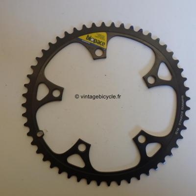 SHIMANO 52d Plateau Biopace Aluminium anodisé dur 130mm NOS