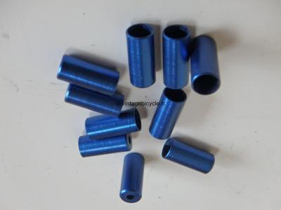 10 x Blue Outer cable Housing Brake Gear Wire Cable cover End Cap NOS