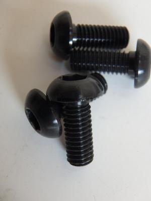 Universal V-Brake/ Canti Arm Mounting Ergal Bolt 6x15mm (4) NOS Black