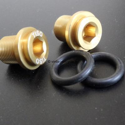 TISO Crank Bolts fits ISIS bottom bracket D:14mm NOS (a pair)