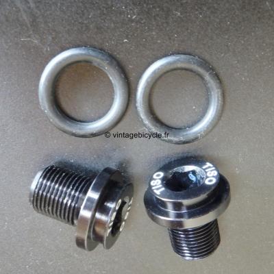 TISO Crank Bolts fits Truvativ bottom bracket D:12mm NOS (a pair)
