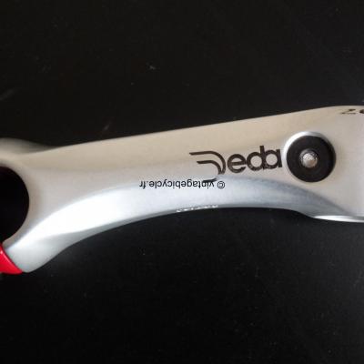 DEDA ZERO Potence argent/rouge 130mm 1