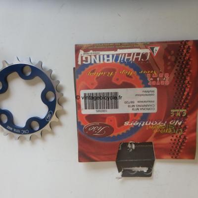 TISO Chainring aluminum CNC 20t 58mm NOS