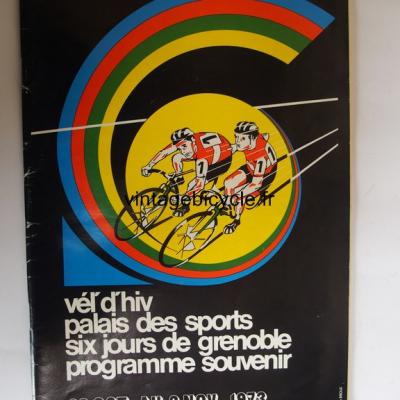 VEL D'HIV GRENOBLE PROGRAMME 1973