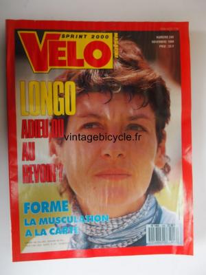 VELO SPRINT 2000 1989 - 11 - N°249 novembre 1989