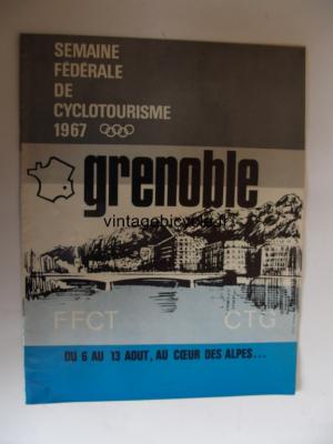 SEMAINE FEDERAL CYCLOTOURISME GRENOBLE 1967
