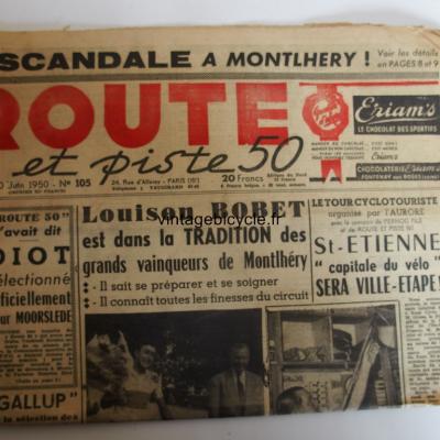 ROUTE ET PISTE 1950 - 06 - N°105 juin 1950