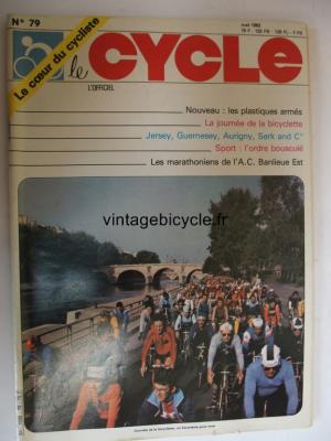 LE CYCLE l'officiel 1982 - 05 - N°79 mai 1982