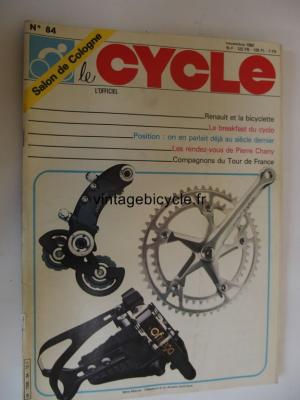 LE CYCLE l'officiel 1982 - 11 - N°84 novembre 1982