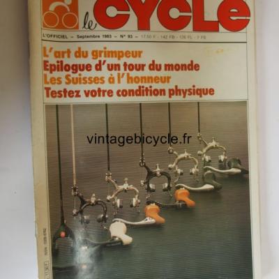 LE CYCLE l'officiel 1983 - 09 - N°93 septembre 1983