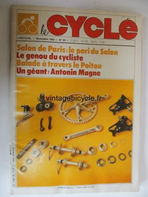 LE CYCLE l'officiel 1983 - 11 - N°95 novembre 1983