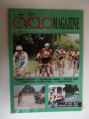 CYCLO MAGAZINE 1992 - 07 - N°413 juillet / aout 1992