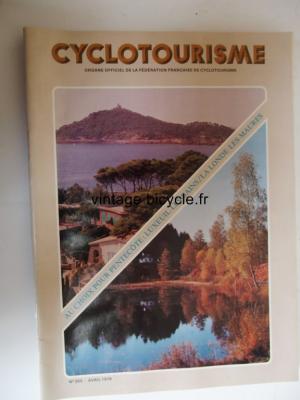 Cyclotourisme 1978 - 04 - N°255 avril 1978