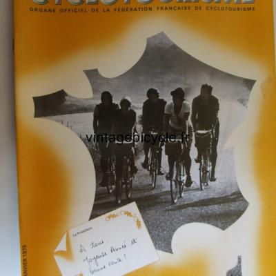 Cyclotourisme 1978 - 01 - N°252 janvier 1978