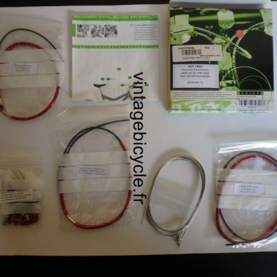 NOKON Low Friction Brake Cable System. MTB Bike Cycling Housing NOS Red
