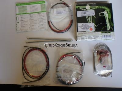 NOKON Low Friction derailleur Cable System. Road Bike Cycling Housing NOS Red for Campagnolo