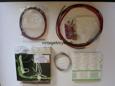 NOKON Low Friction derailleur Cable System. Road Bike Cycling Housing NOS Red for Shimano STI