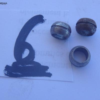 CABLE GUIDE TOP TUBE STEEL DONUT STYLE (set of 3) for 6mm housing cable