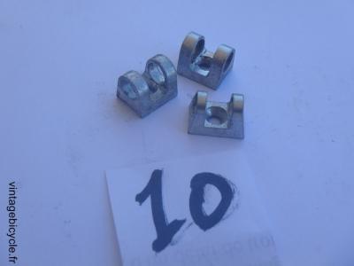CABLE GUIDE TOP TUBE ALUMINIUM (set of 3) for 6mm housing cable
