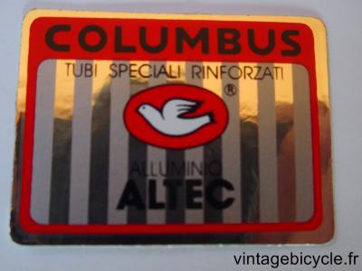 COLUMBUS ALTEC ORIGINAL Tubes autocollants NOS