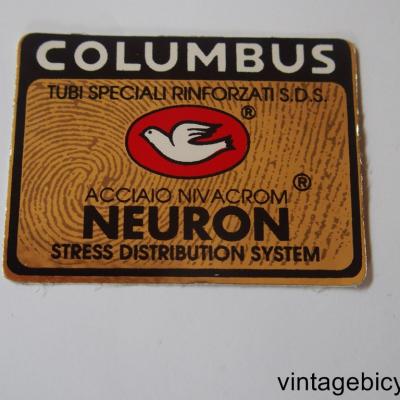 COLUMBUS NEURON ORIGINAL Tubes autocollants NOS