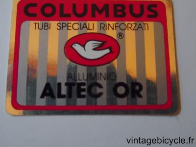 COLUMBUS ALTEC OR ORIGINAL Tubes autocollants NOS