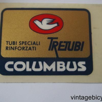 COLUMBUS TRETUBI ORIGINAL Tubes autocollants NOS