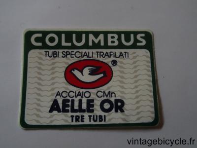 COLUMBUS AELLE OR TRE TUBI ORIGINAL Bicycle Frame Tubing STICKER NOS