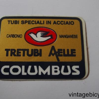 COLUMBUS AELLE TRETUBI ORIGINAL Tubes autocollants NOS
