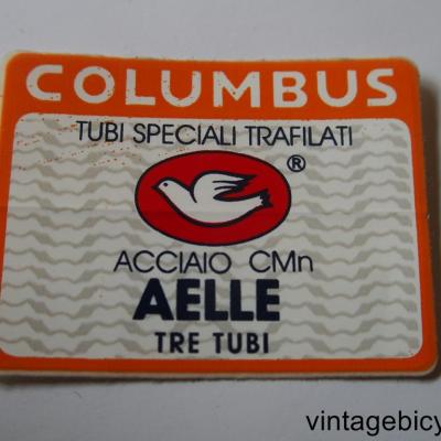 COLUMBUS AELLE TRE TUBI ORIGINAL Tubes autocollants NOS