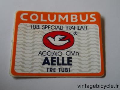 COLUMBUS AELLE TRE TUBI ORIGINAL Bicycle Frame Tubing STICKER NOS