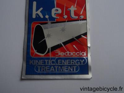 DEDACCIAI K.E.T. ORIGINAL Tubes autocollants NOS