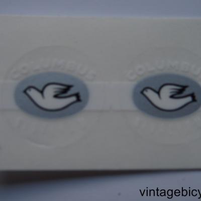 COLUMBUS NIVACROM FODERI COLOMBES ORIGINAL Tubes autocollants NOS (une paire)